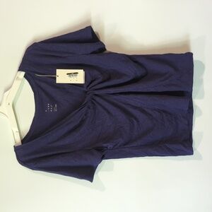 Women's Short Sleeve Scrunch Top - A New Day